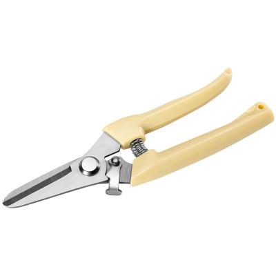 China Anti-Slip Handle Scissors Hand Pruner Pruning Gardening Gardening Tools with Stainless Steel Blades for sale