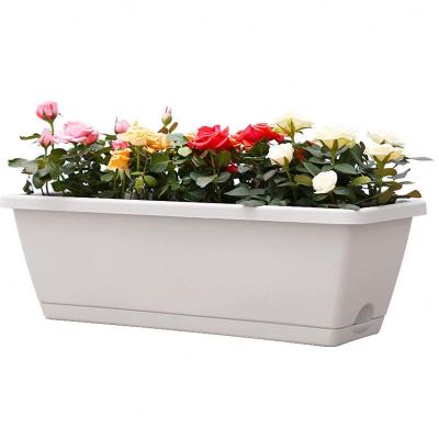 China Manufacturer Wholesale Easy Drainage Modern Good Air Permeability Outdoor Lazy Plastic Flower Pot for sale