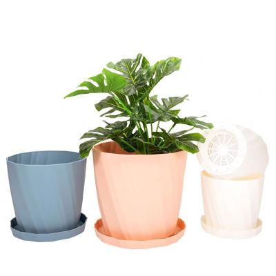 China Factory wholesale price small led flower pot of modern fine circle ventilation bottom workmanship for sale