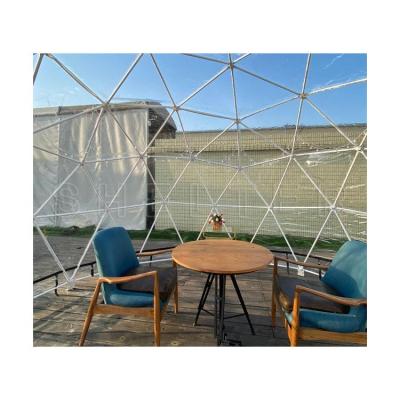 China Easily Assembled Clear 13ft Igloo Dome PVC Garden Dome House For Restaurant for sale