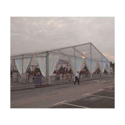 China Large Water Proof 20x60m Party Tent Cheap Wedding Tent With Transparent PVC for sale