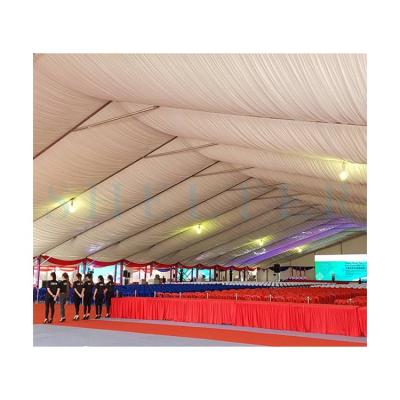 China Outdoor Water Proof 200 People Party Tent Design Wedding Tent Marquee Tent For Event for sale