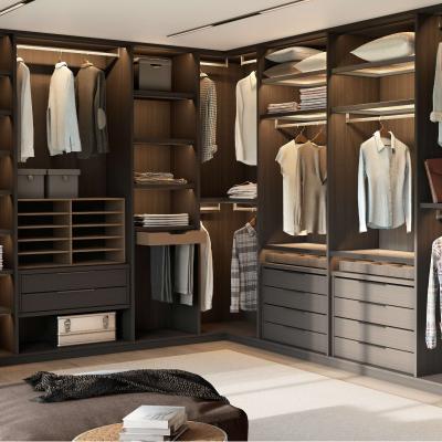 China Factory Price (Size)Adjustable Price Apartment Willa Hotel Modern Plywood Wardrobe Closet Bedroom Furniture Without Shape Reservation Customized for sale