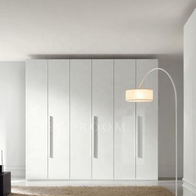 China Modern Design Sliding Door Bedroom Large Capacity Wardrobe Single Wardrobe Eco-friendly European Cabinet for sale