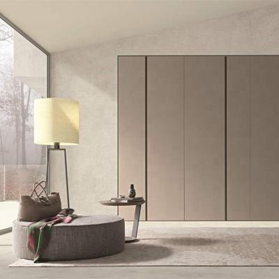 China Modern Cheap Traditional Durable Sliding Door Safeguard Modern Space HMR Simple Design MDF Closet Wooden Wardrobe for sale