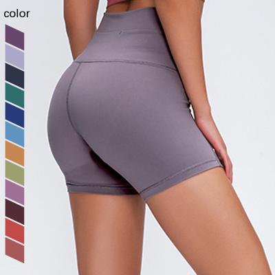 China New OEM Breathable Customizable Workout Women Stretch Sexy Gym Yoga Shorts With Pockets for sale