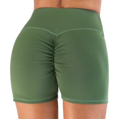 China OEM Breathable Mini Women Butt Lifting Yoga Customizable Workout Shorts Custom Made for sale