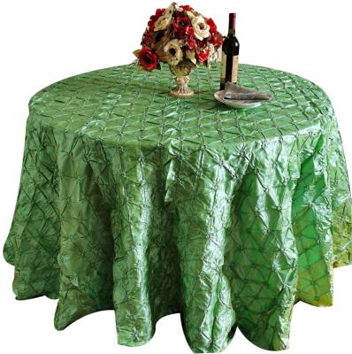 China The Other 100 Olive Green Satin Strawberry Banquet Table Cloth for Wedding and Anniversary 132