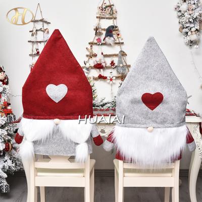 China Nordic Forest People Chair Cover Home Restaurant New Nonwovens Ming Crown Christmas Decorations And Other Places To Decorate Supplies for sale