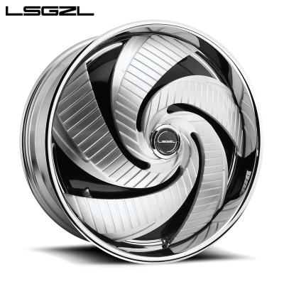 China Aluminum LSGZL forged wheel 18 19 20 21 22 inch 5x120 5x114.3 rims alloy wheels wholesale from china for sale