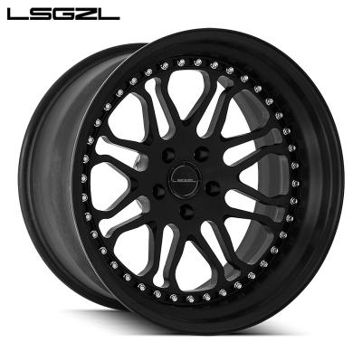 China Aluminum LSCZL 2-pieces Forged alloy wheels rims 16