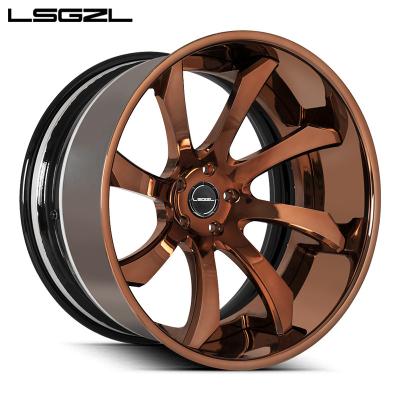 China LSCZL 3 Piece 241476 Aluminum Offset Passenger Car Wheels Aluminum Alloy Wheels Edges Good Color Forged Car for sale