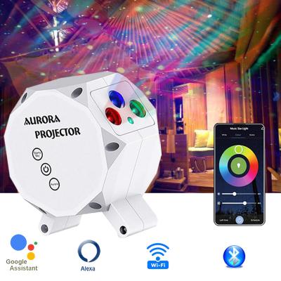 China New-designed Colorful Projector Starry Lamp LED Starlight Music Control Sky lite Nebula Night Light for Kids for sale