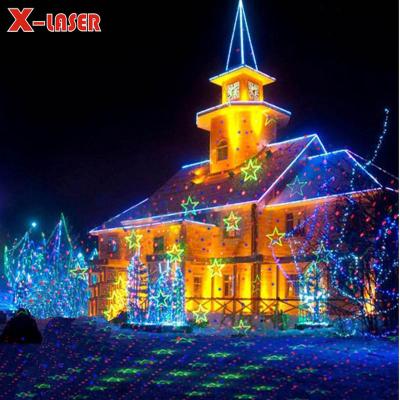 China Hot Sale Christmas Party Wedding KTV Projector Garden Red Blue Laser Light Moving Star Decoration For Daily Life for sale