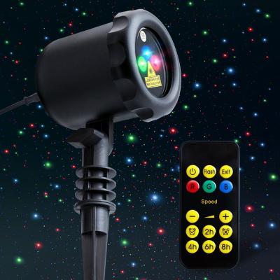 China Garden Christmas Projector Laser Light, RGB Star 3 Modes with RF Remote Control, Waterproof Star Show Decoration Lighting for sale