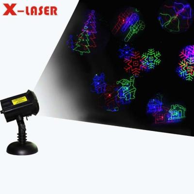 China Christmas Decoration 16 in 1 Christmas Laser Light Projector with Remote Control RF Party Decoration Light for sale