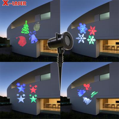 China ABS RGBW 4 Colors LED Projector Light for Christmas Halloween Easter and Vanlentine's Day with 12 Different Patterns for sale