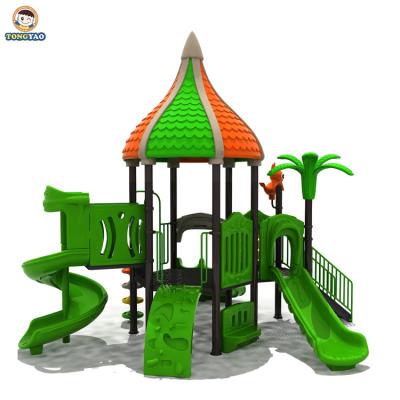 China Amusement Park Plastic Kids Playground Outdoor Playground Slide for sale