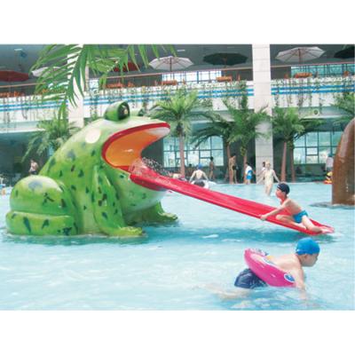 China Hot Selling Parks Fiberglass Frog Water Park Slide For Sale for sale