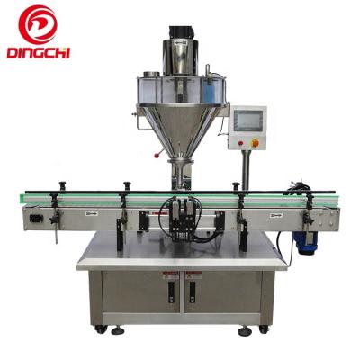 China Automatic Food Milk Powder Filling Machine Screw Auger Weighting Filler For Dry Powder for sale