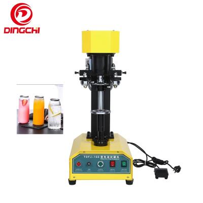 China High Quality Tin Jar Sealer Manual Seamer Food Can Sealing Machine For Paper Yellow Aluminum Cans Cartons 25pcs/min 35-125mm 40-200mm for sale