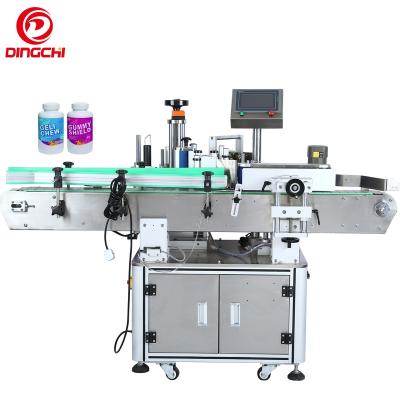 China Automatic Glass Jar Sticker Labeler Food Round Bottle Labeling Machine For Beverage Factory for sale