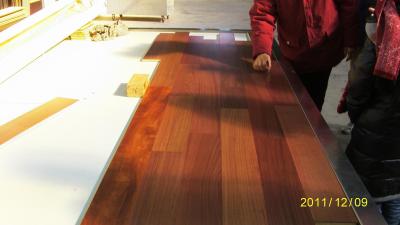 China Jatoba dirigió solar solando la superficie handscraped y apenada en venta