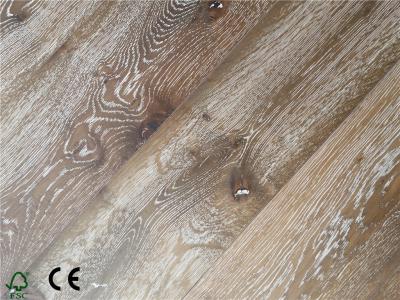 China Oak Engineered Flooring, Brushed,chemical treated for sale