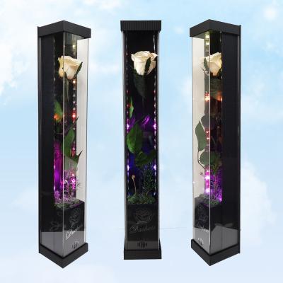 China Custom Luxury Premium Eternity Rose Flower Gift Box Agriculture Music Gift N Delicate Ideas for sale