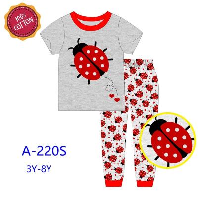 China Caluby brand children's pajamas cute children's pajamas girls children's pajamas breathable cartoon style short series long sleeve pants 3-8 years for sale