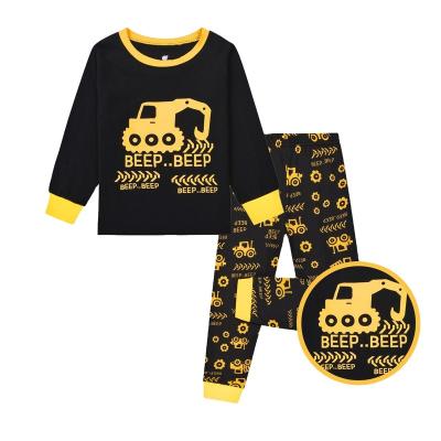 China CALUBY factory wholesale children's pajamas cute children's pajamas men's and women's breathable pure cotton 3-8y for sale