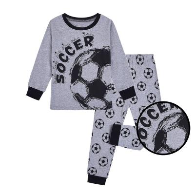 China Breathable Pajamas Kids Clothing Kids Sleepwear Boys Clothing Sets Wholesale 3-8Y Pure Cotton Pajamas Material for sale