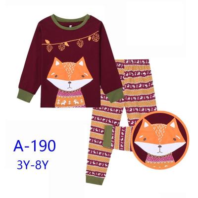 China Wholesale Breathable 3-8 Years Long Sleeve Baby Kids Pajama Sets Boy Long Pants Pajamas Factory Caluby Brand for sale