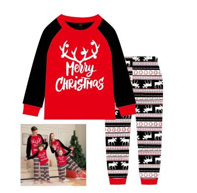 China Wholesale Christmas Children's Pajamas Children's Pajamas Girls and Boys Styles Breathable Pure Cotton Material 3-8y for sale