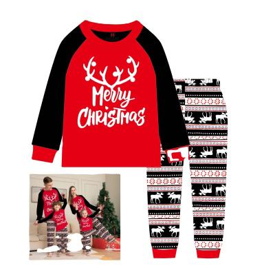 China Wholesale Christmas Children's Pajamas Children's Pajamas Girls and Boys Styles Breathable Pure Cotton Material 3-8y for sale