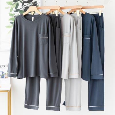 China QUICK DRY Home Cloth Suit Two Pcs Spring And Summer Couples Pajamas Womens Sleepwear Light Wear for sale