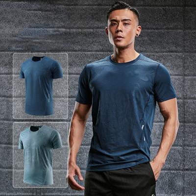 China Wholesale QUICK DRY Mens Black Print Tee Shirt Plain Gym Fitness Short T-Shirt for sale