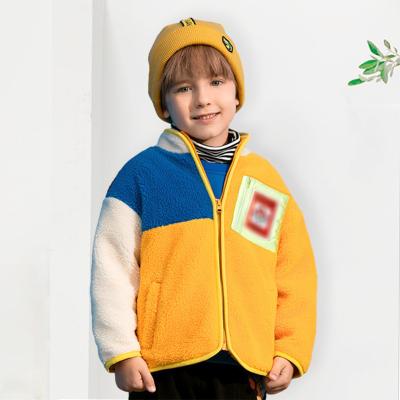 China Custom Color Matching Anti-wrinkle Children's Wear Toddler Boys Child Coat Suit Winter Casual Boy for sale