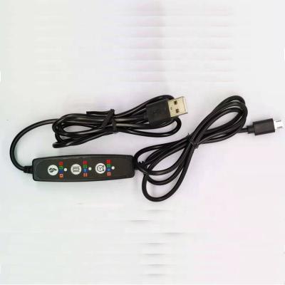 China USB Temperature Adjusting Timing Massage Switch Cable, Massage Device Switch Heating Cable, Power Cord K3 for sale