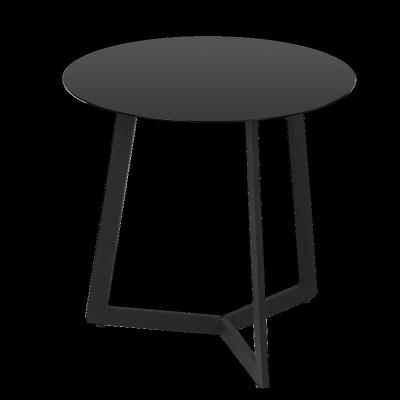 China New Arrival Modern Free Shipping Easy Assembly Home Decor Black Metal Coffee End Table for sale