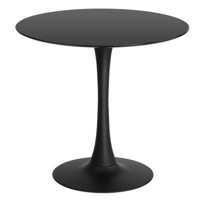 China Modern Minimalist US Free Shipping 4 Seat Style Round Rotating Wood Dining Table for sale