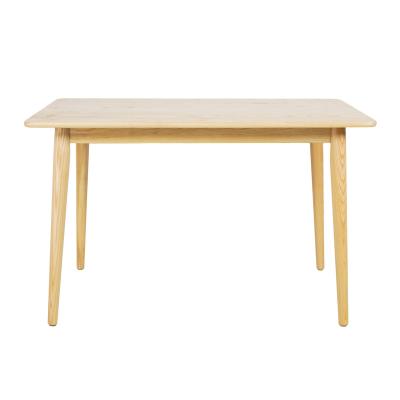 China OEM modern natural wood grain solid wood dining table for kitchen for sale