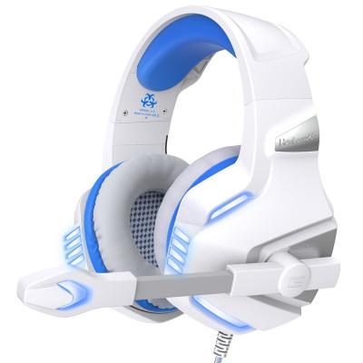 China Hunter Spider V3 Computer Gaming Headset Bass Surround Soft Memory Earmuffs PS Earphone With LED Lights for sale