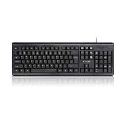 China Wolf T15 USB Flex Wire T Keypad T Ultra-thin Business Minimalis Computer PC External Keyboard for sale