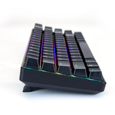 China Multifunctional High Sensitivity Yes High Quality RGB Computer USB Game Mechanic Colorful Backlit Keyboard for sale