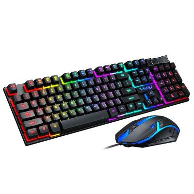 China Cool Backlit Gaming TF200 Gaming Mouse And Keyboard Set for sale