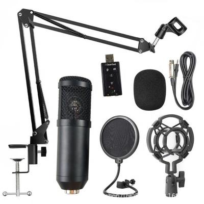 China BM-800 Microphone Condenser Microphone Handheld Microphone Sound Recording Microphone with USB Sound Card for Tic Livestream for sale