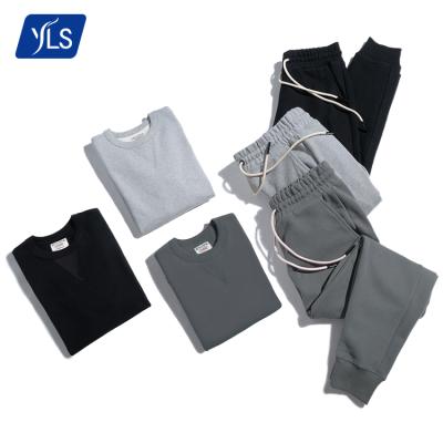 China YLS Wholesale Sellers Breathable Winter Sweatsuit Men's Custom Logo Printing Running Wear Tracksuits Hoodie Tracksuit Set for sale