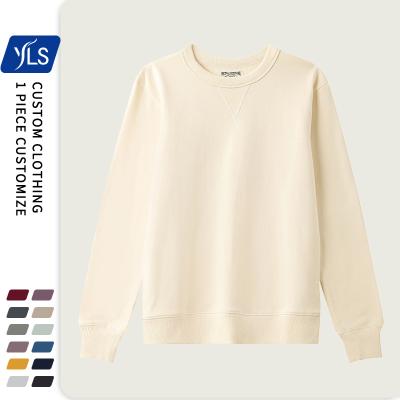 China YLS Viable Wholesale Mens Cotton Fashionable Solid 100 Colors Blank Custom Printing Sweatshirt for sale