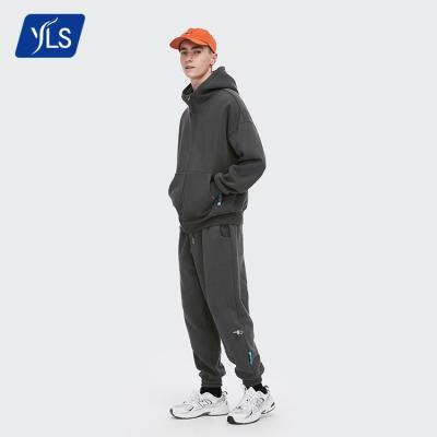 China YLS Breathable Gym And Cargo Wear Custom Sweat Suit Hoodie Tracker Unisex Sellers 2 Pieces Set Tracksuit for sale